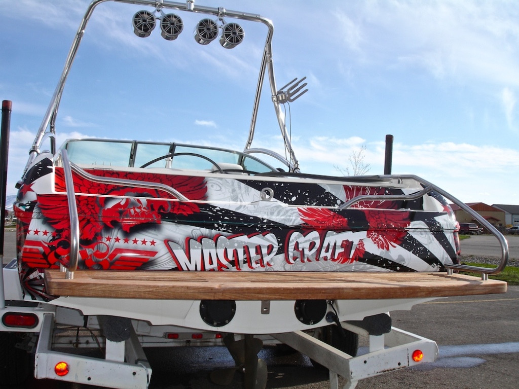 Custom Mastercraft Boat Wraps