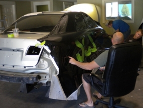Car wrap install