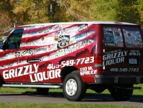 Grizzly Liqour Van Wrap