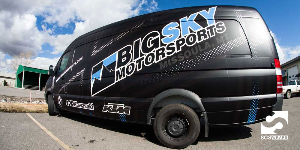 Big Sky Motorsports Sprinter Van Wrap · SCS Wraps