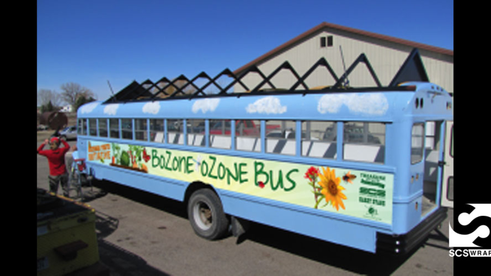 Bozeman Youth Greenhouse Bus Wrap · SCS Wraps