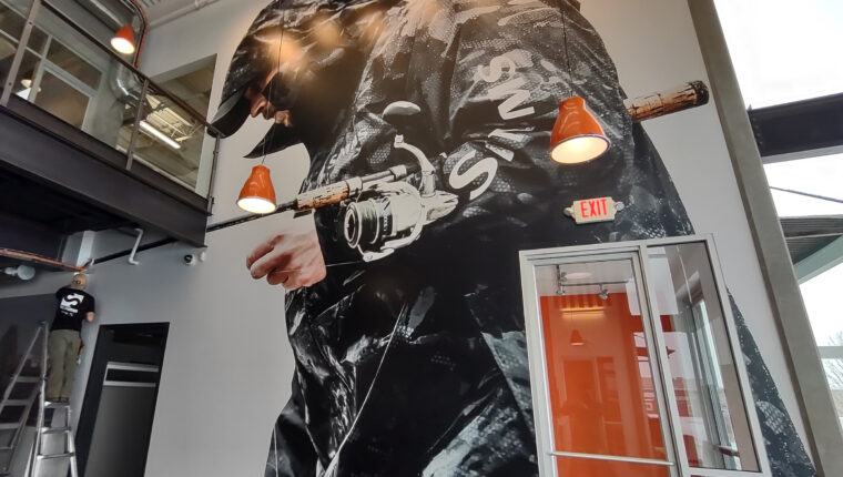 Simms Fishing HQ Wall Wrap