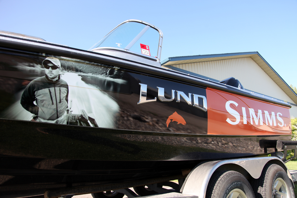 Simms Fishing Products - Lund Boat Wrap · SCS Wraps