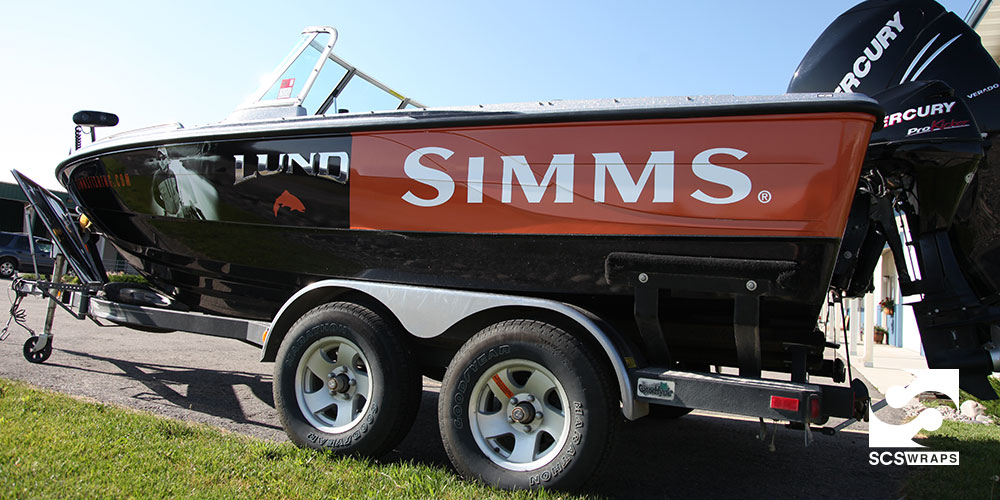 Simms Fishing Products - Lund Boat Wrap Â· SCS Wraps