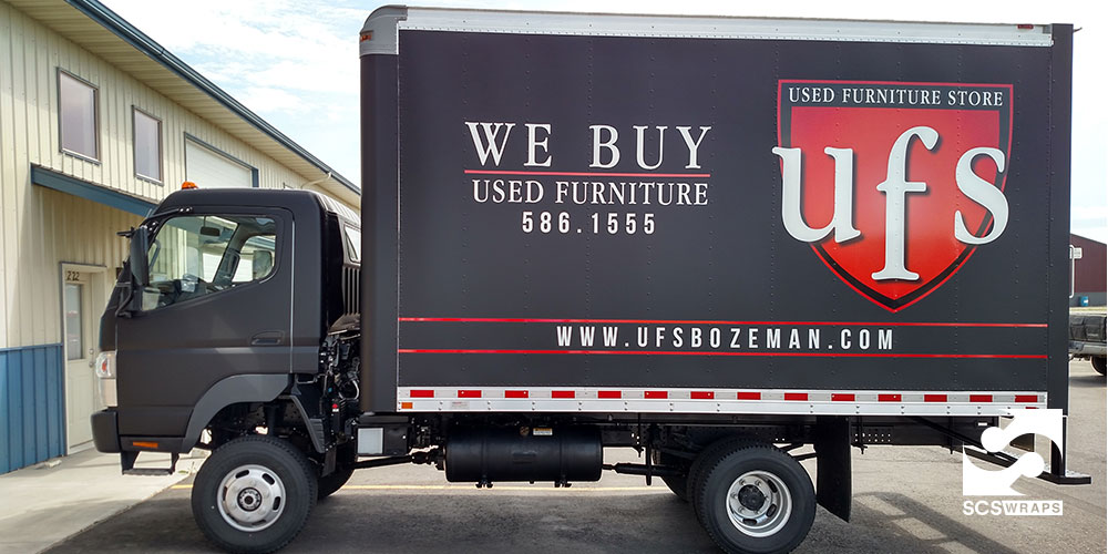 Used Furniture Store Vehicle Wrap Let S Wrap