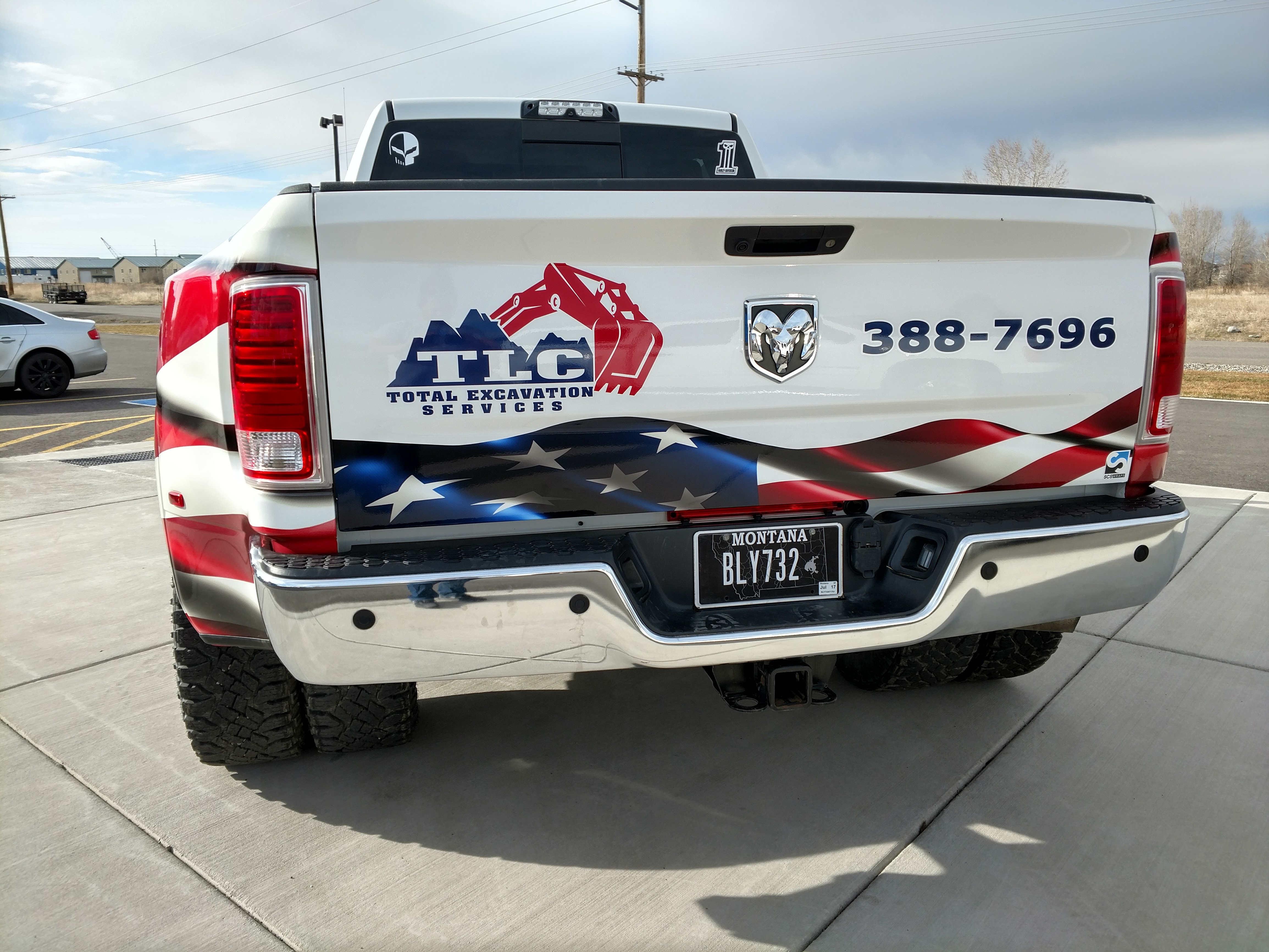 TLC Excavation Fleet Graphics LET S WRAP 