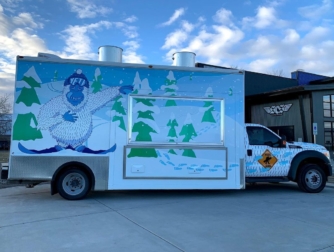 Yeti Box Truck Wrap