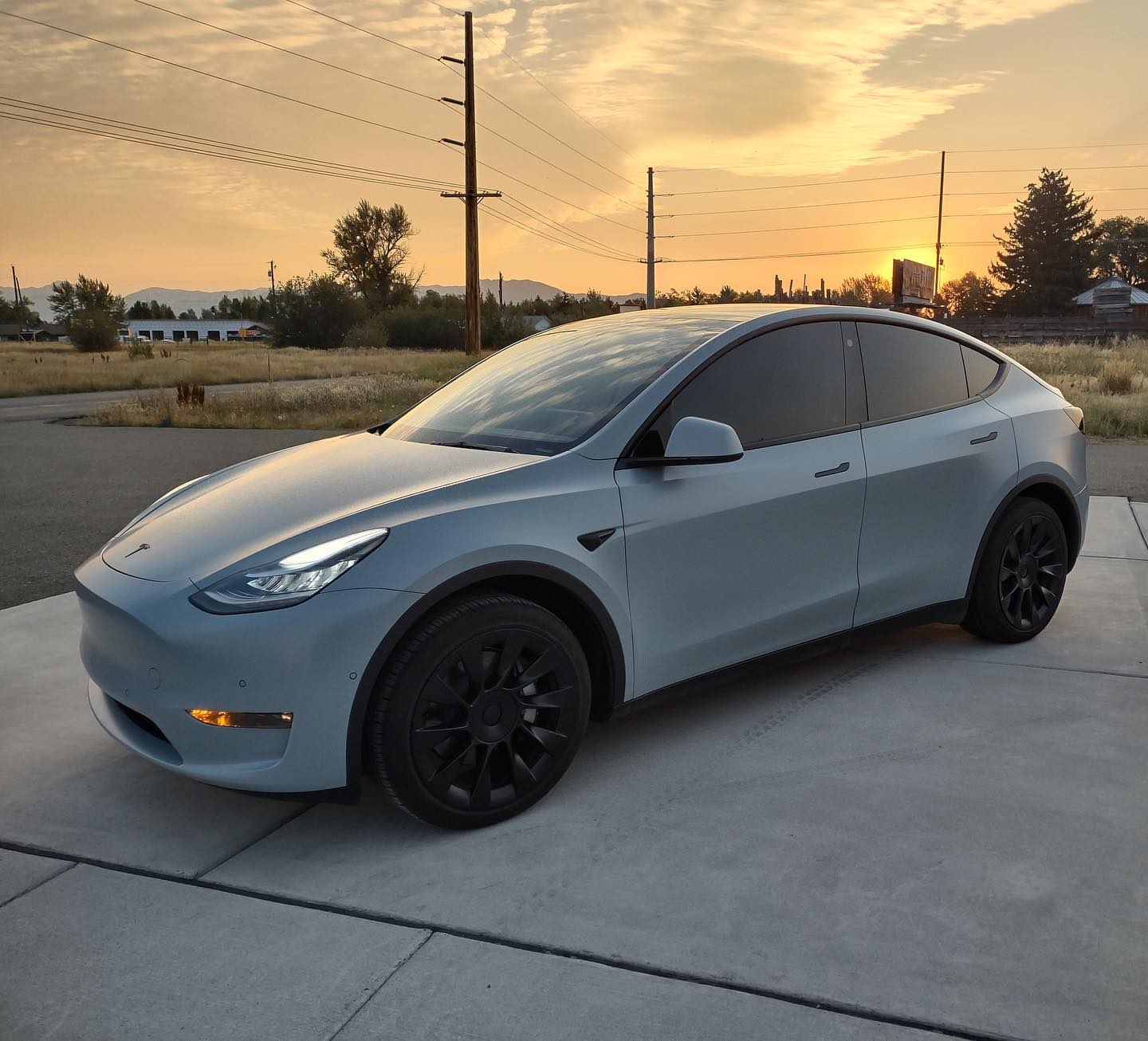 Tesla Model Y Color Change SCS Wraps