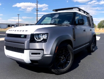 Defender with matte green color change