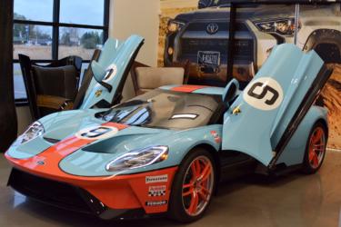 Ford GT Gulf livery Profile